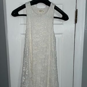 White lace dress